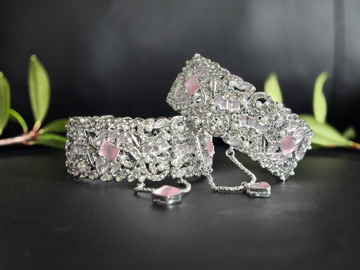 Elegant Zirconia Bangle - Hoor Jewels