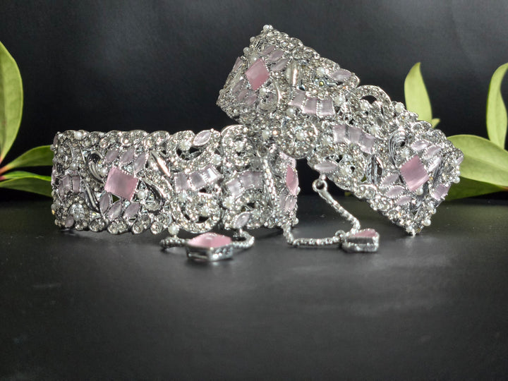 Elegant Zirconia Bangle - Hoor Jewels