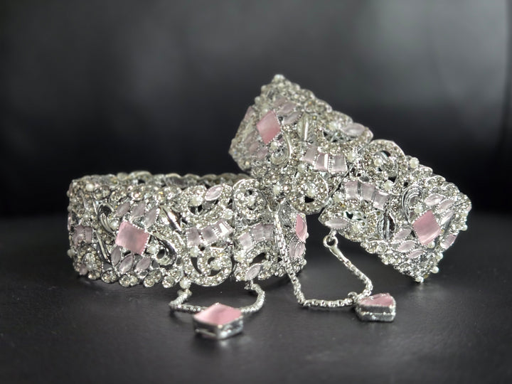 Elegant Zirconia Bangle - Hoor Jewels