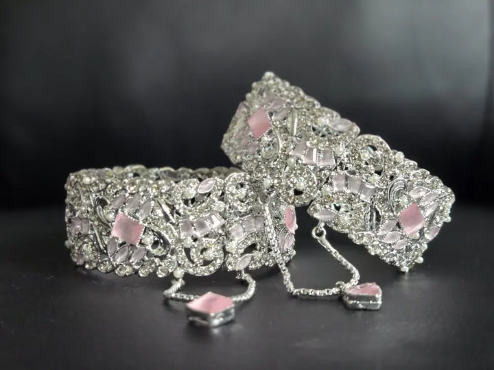 Elegant Zirconia Bangle - Hoor Jewels