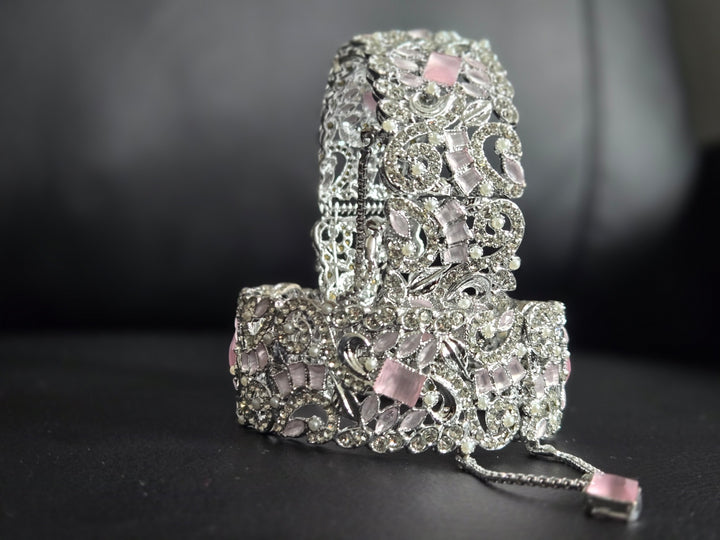 Elegant Zirconia Bangle - Hoor Jewels