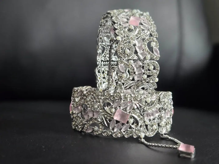 Elegant Zirconia Bangle - Hoor Jewels