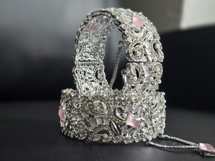 Elegant Zirconia Bangle - Hoor Jewels
