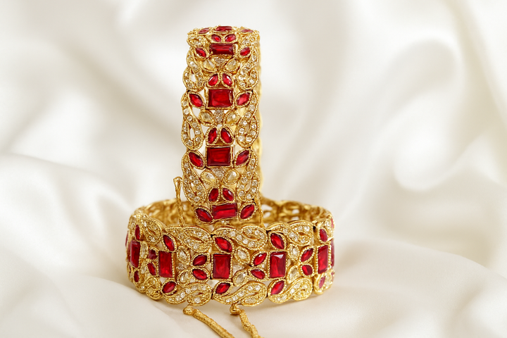 Navrattan Hoor Bangle - Hoor Jewels