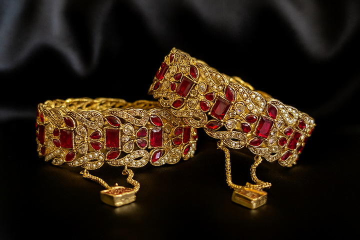 Navrattan Hoor Bangle - Hoor Jewels