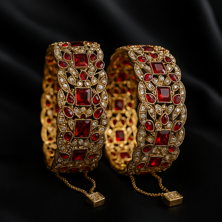 Navrattan Hoor Bangle - Hoor Jewels