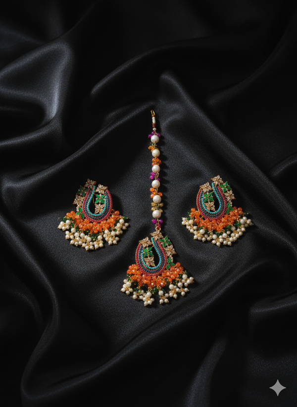 Designer's Flora Crush Earrings and Teeka