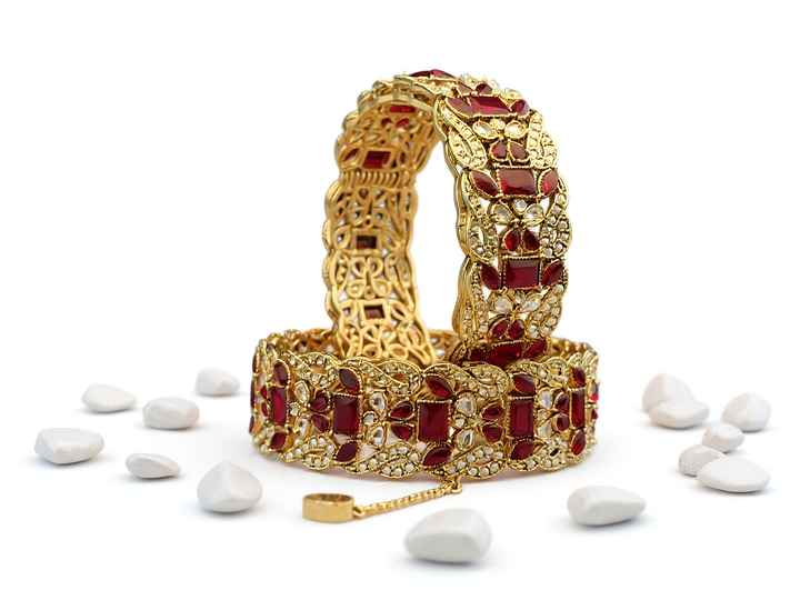 Navrattan Hoor Bangle - Hoor Jewels