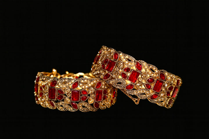 Navrattan Hoor Bangle - Hoor Jewels