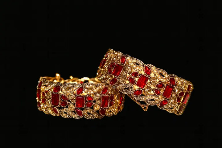 Navrattan Hoor Bangle - Hoor Jewels