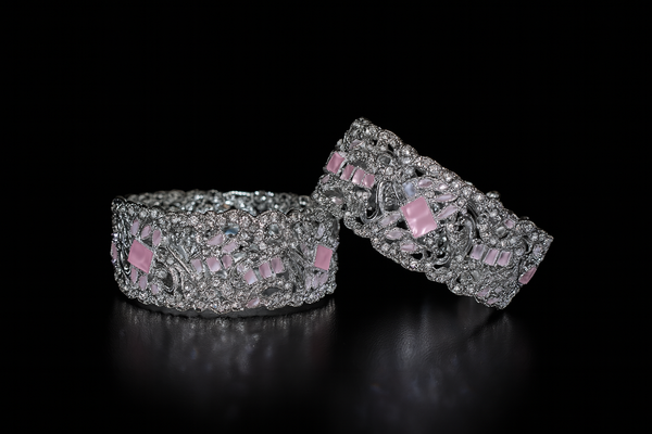 Elegant Zirconia Bangle - Hoor Jewels