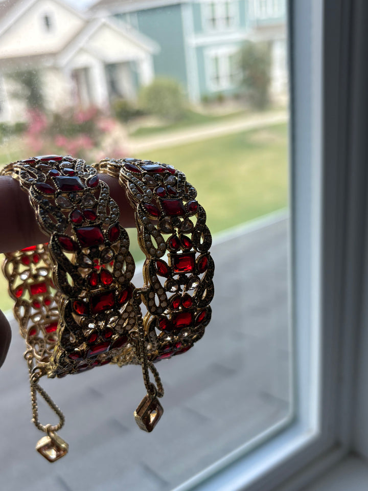 Navrattan Hoor Bangle - Hoor Jewels