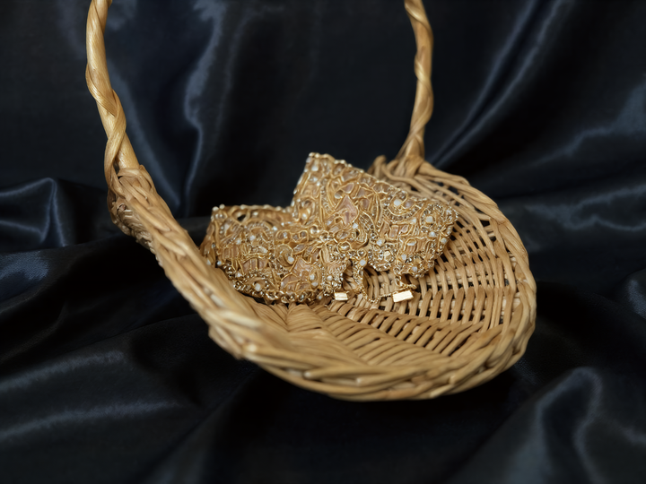 Royal Zircon Bangle (Champagne Color) - Hoor Jewels