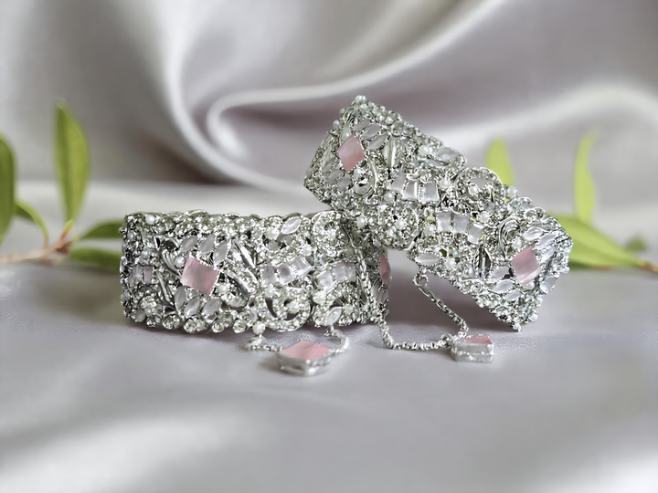 Elegant Zirconia Bangle - Hoor Jewels