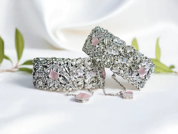 Elegant Zirconia Bangle - Hoor Jewels