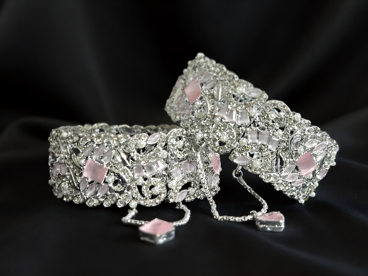 Elegant Zirconia Bangle - Hoor Jewels