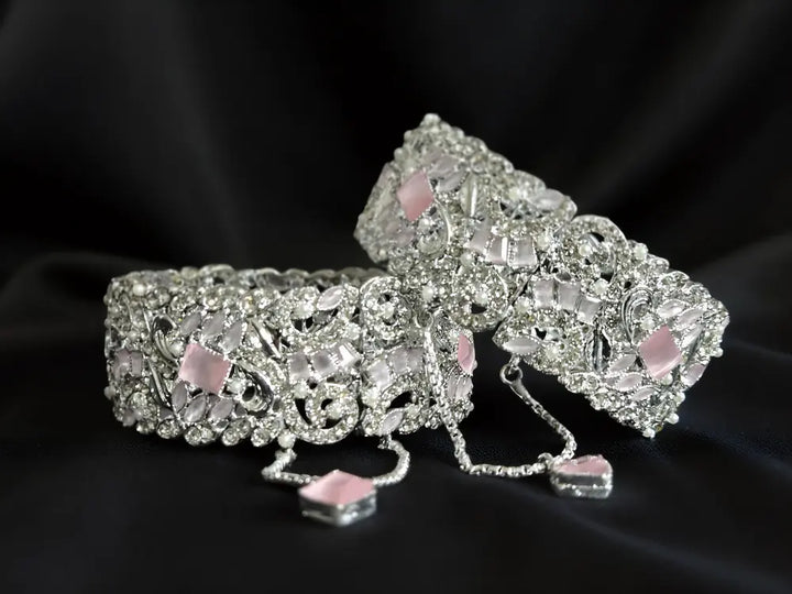 Elegant Zirconia Bangle - Hoor Jewels