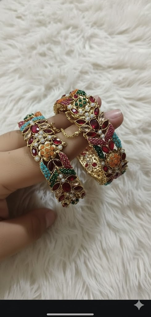 Navaratan Anmol Bangles (multi color)